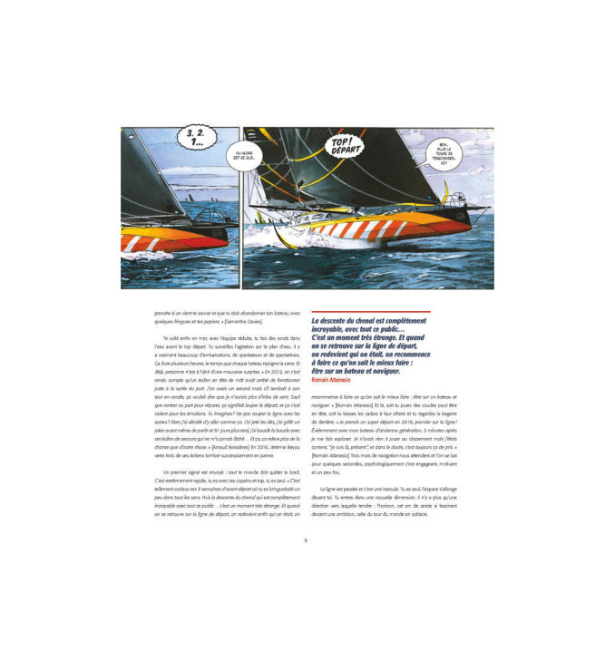 BD Officielle Histoires du Vendée Globe - Alexandre Chenet et Renaud Garreta