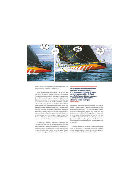 BD Officielle Histoires du Vendée Globe - Alexandre Chenet et Renaud Garreta