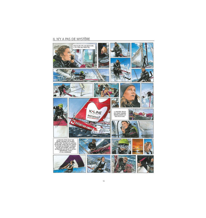 BD Officielle Histoires du Vendée Globe - Alexandre Chenet et Renaud Garreta