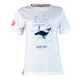 T-Shirt Manches Courtes Baleine Blanc