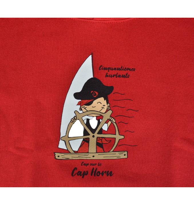 copia di Tee-Shirt Manches Courtes Ti Pirate Rouge – Collection Fan